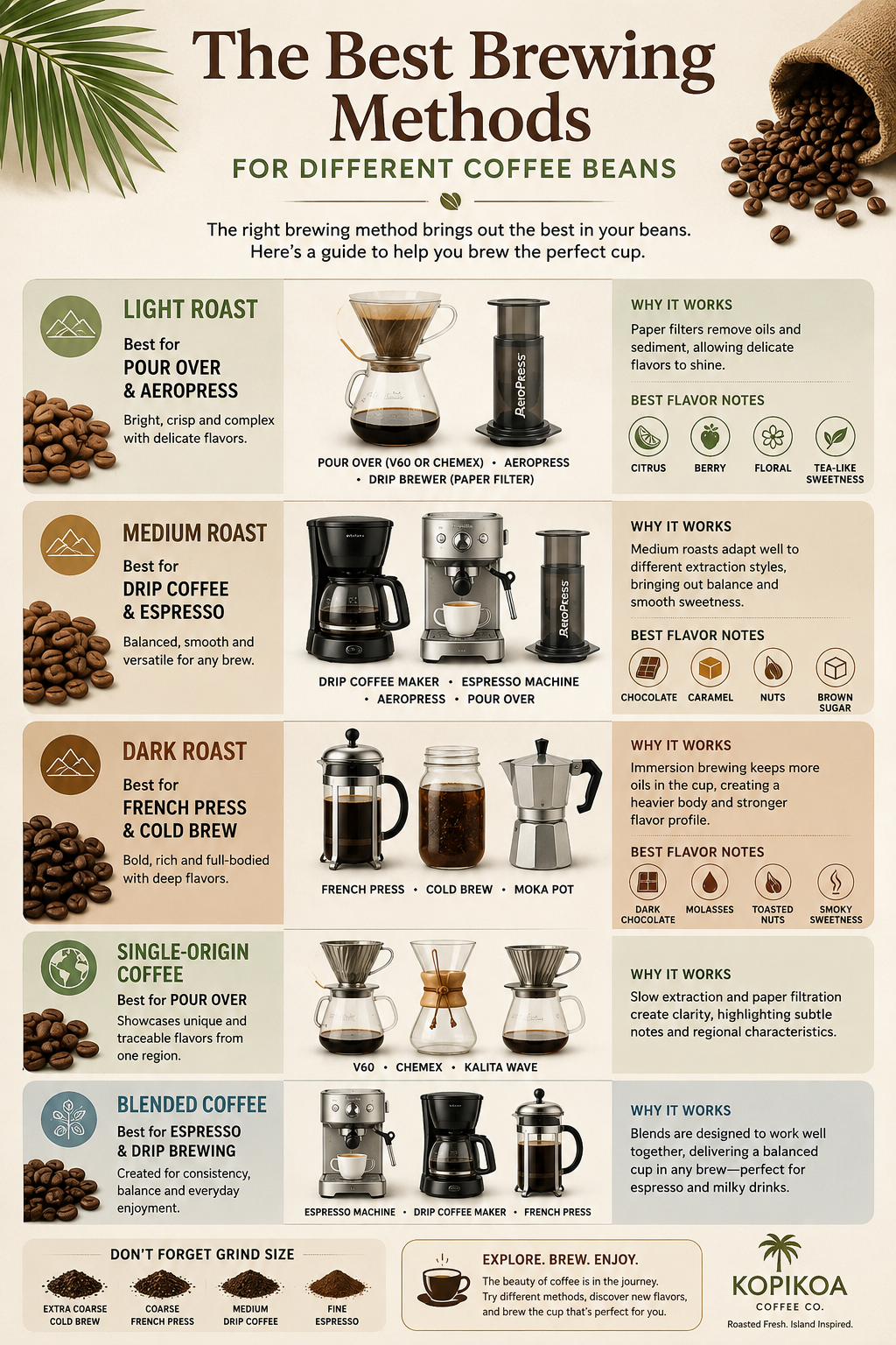 The Best Brewing Methods for Different Coffee Beans