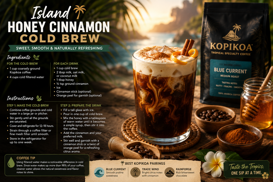 Island Honey Cinnamon Cold Brew