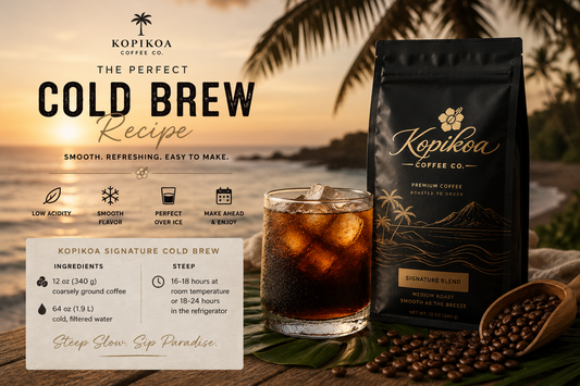 The Perfect Cold Brew Coffee Recipe: Smooth, Refreshing, and Easy to Make