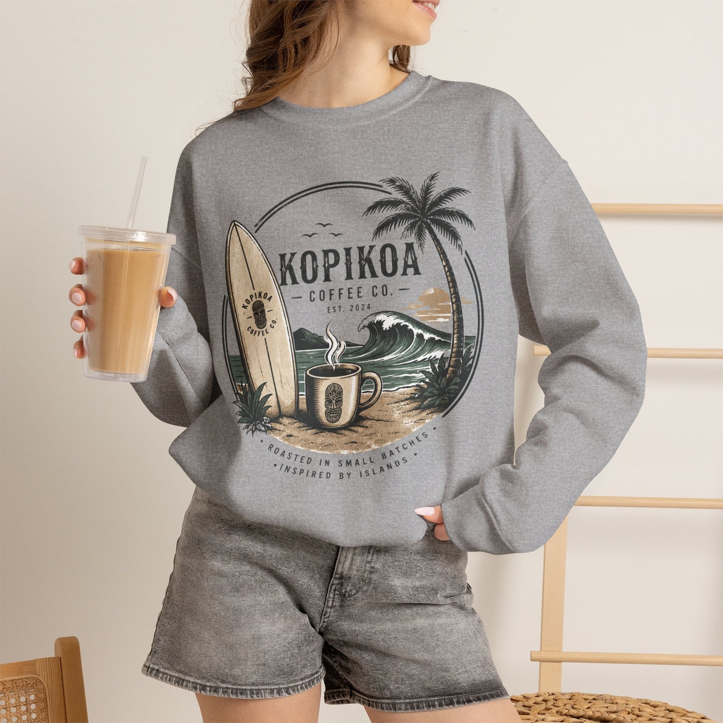 Kopikoa Surf – Unisex Crewneck Sweatshirt