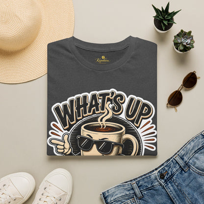 Kopikoa What's Up Coffee Cup – Unisex T-Shirt