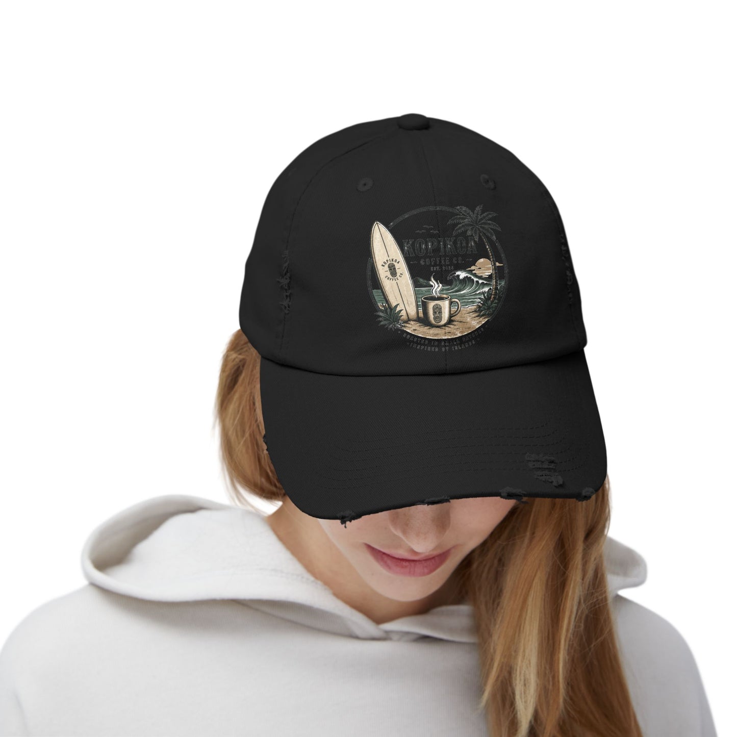 Kopikoa Surf – Unisex Distressed Hat