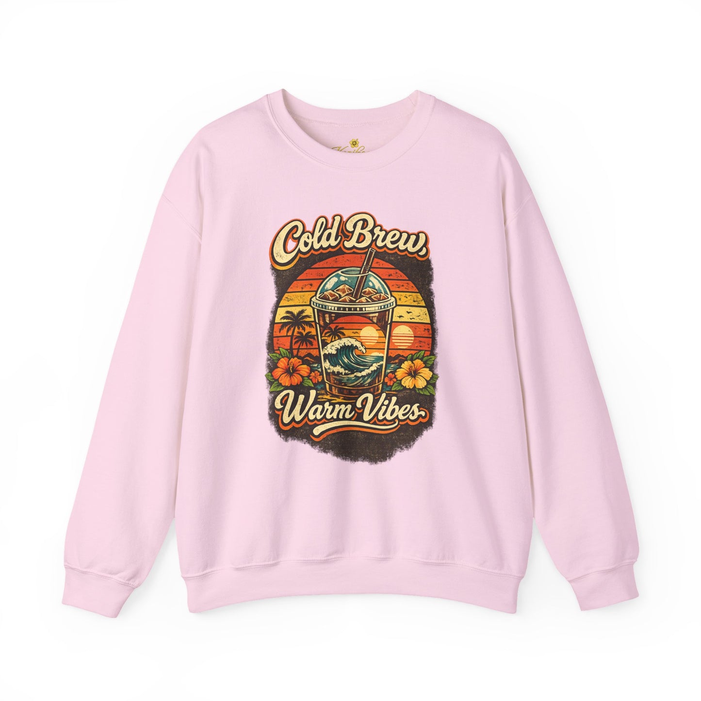 Kopikoa Cold Brew Warm Vibes – Unisex Crewneck Sweatshirt
