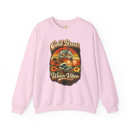 Kopikoa Cold Brew Warm Vibes – Unisex Crewneck Sweatshirt