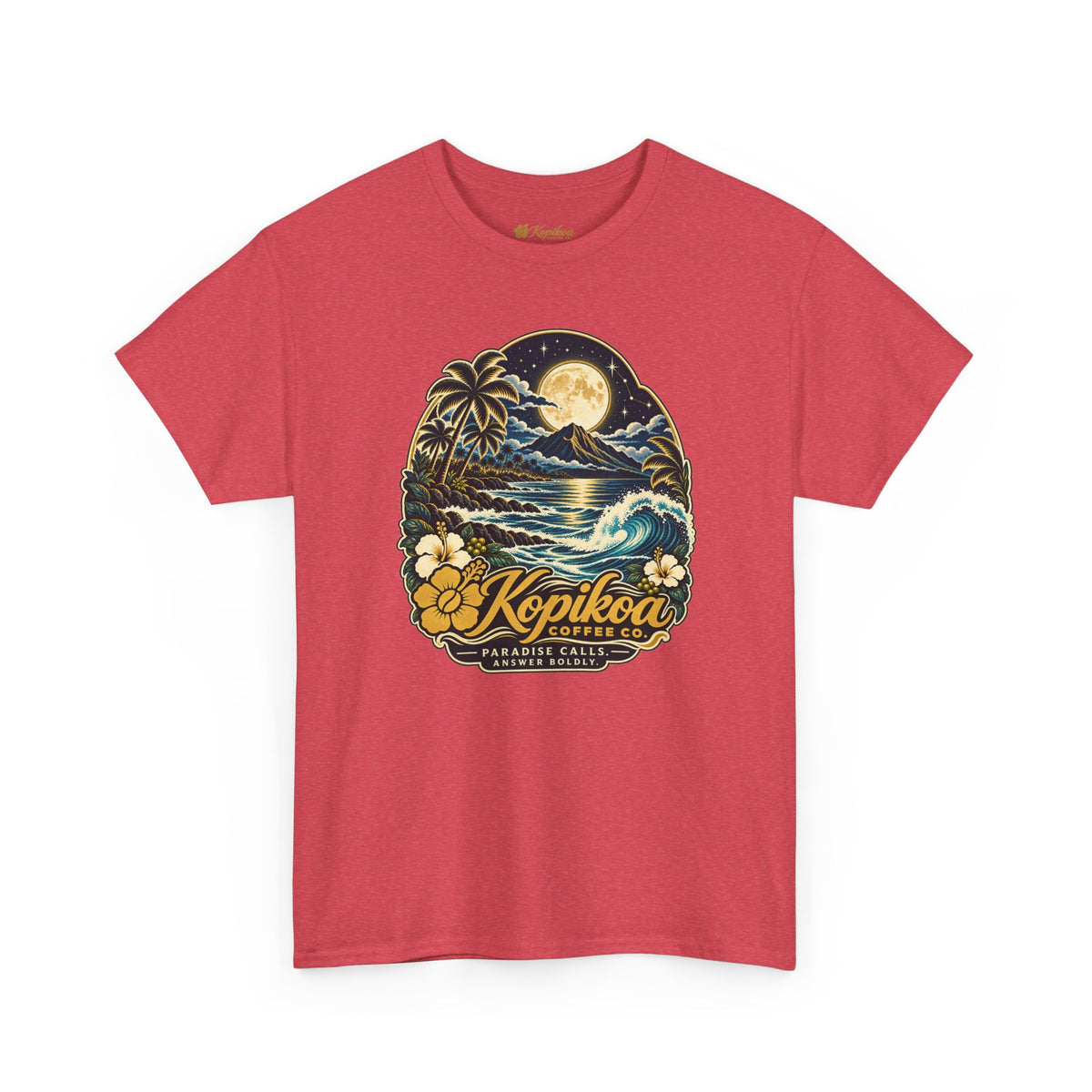 Kopikoa Moonlit Hawaiian Tee