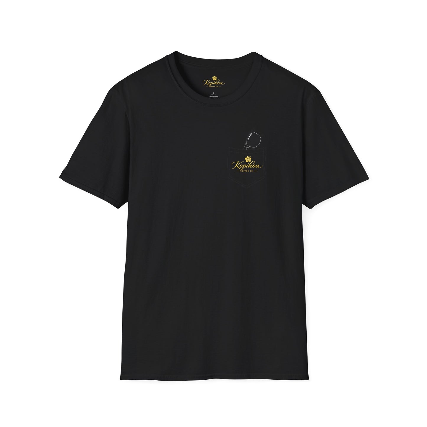 Kopikoa What's Up Coffee Cup – Unisex Pocket T-Shirt