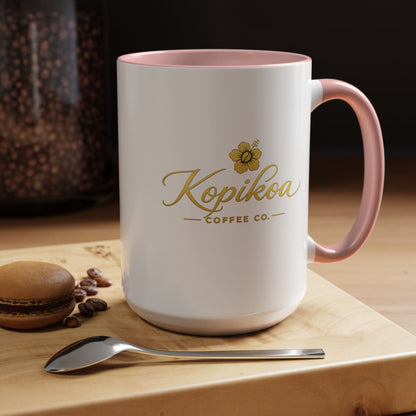 Kopikoa Logo – Accent Coffee Mug