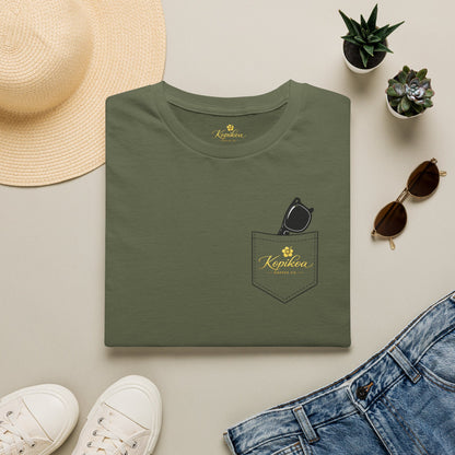 Kopikoa What's Up Coffee Cup – Unisex Pocket T-Shirt