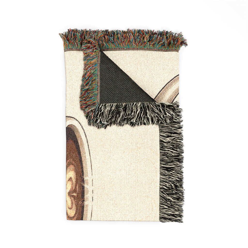 Woven Blanket — "A Hug in a Mug" Cute Coffee Mug Throw Blanket