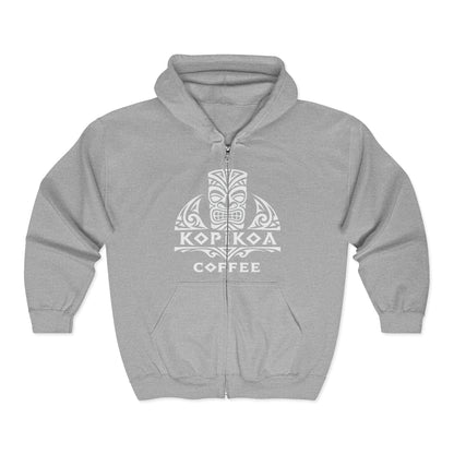 Kopika Coffee Tribal Tiki Zip Hoodie