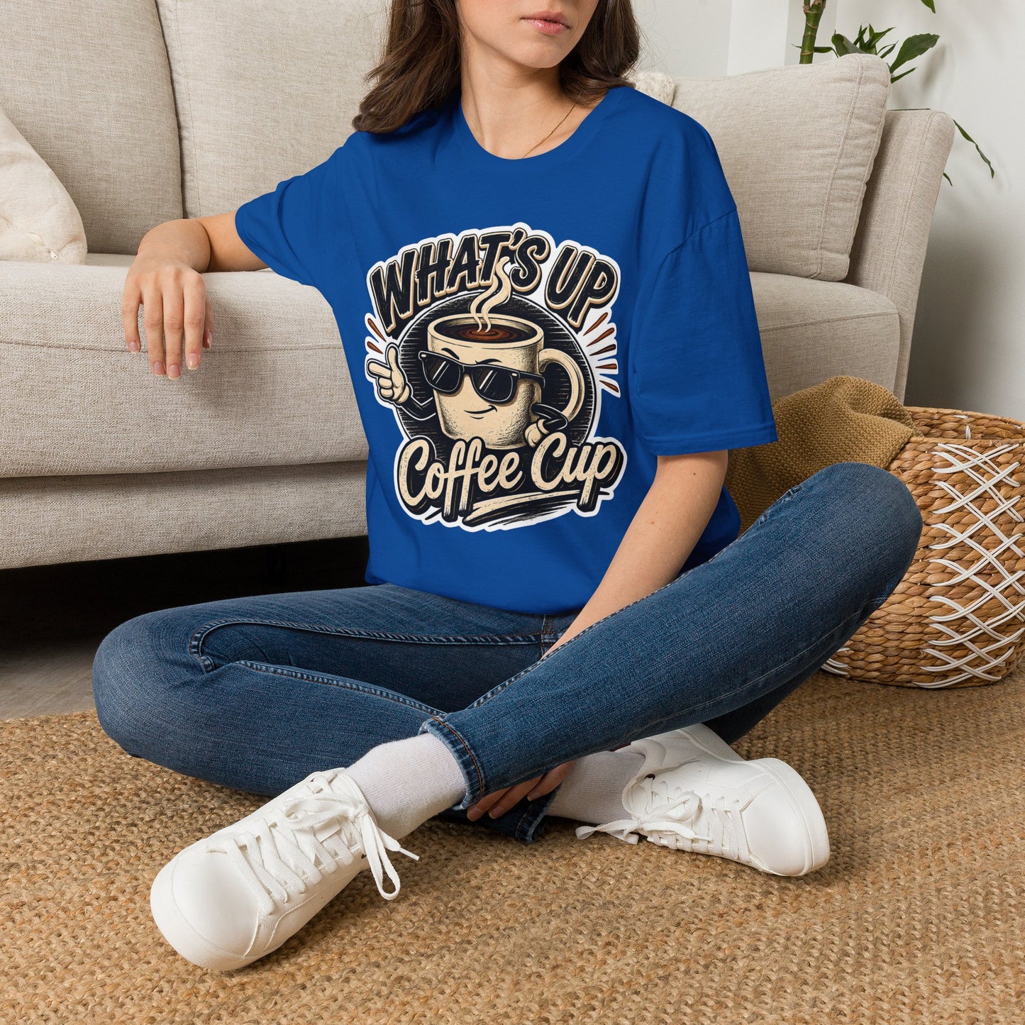 Kopikoa What's Up Coffee Cup – Unisex T-Shirt