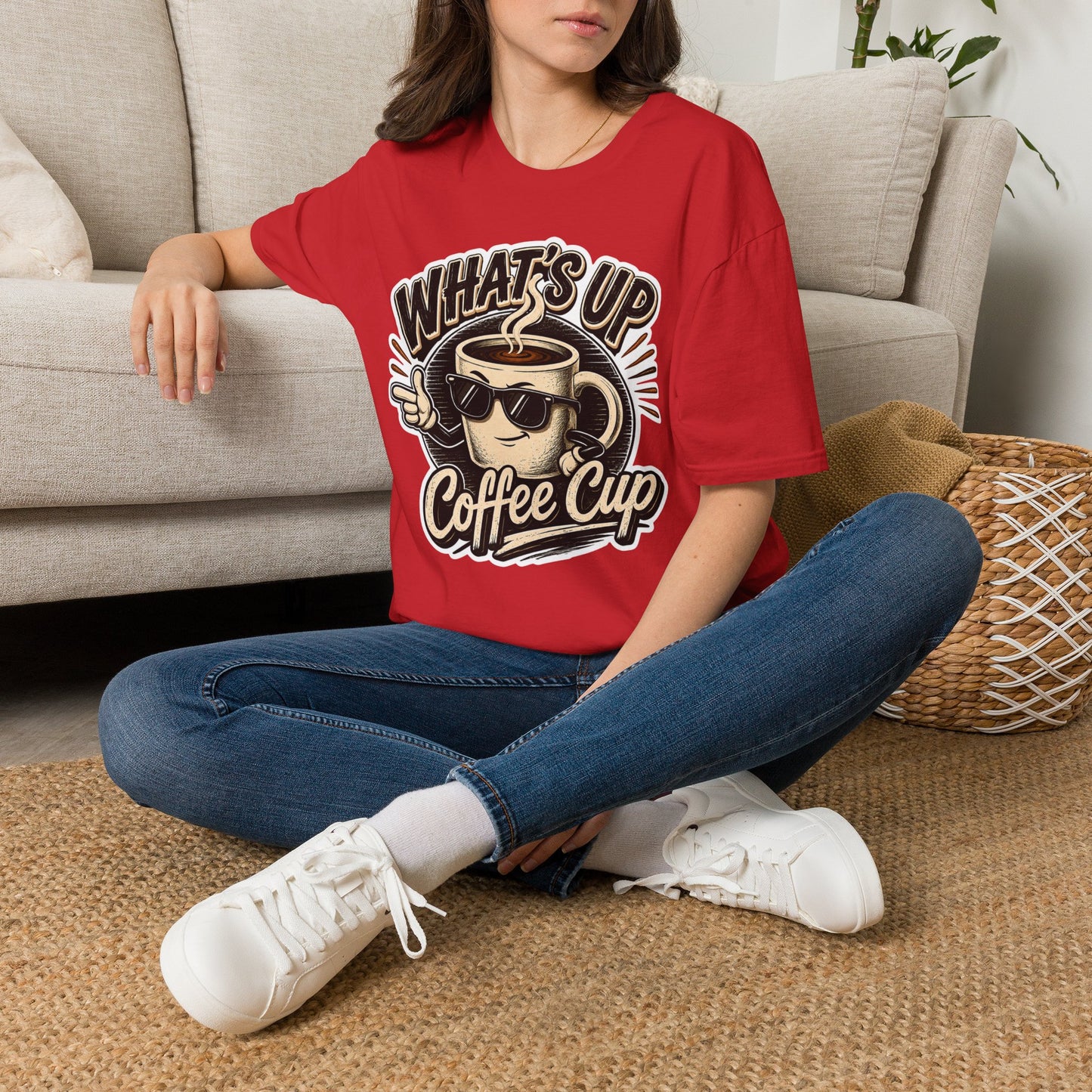 Kopikoa What's Up Coffee Cup – Unisex T-Shirt