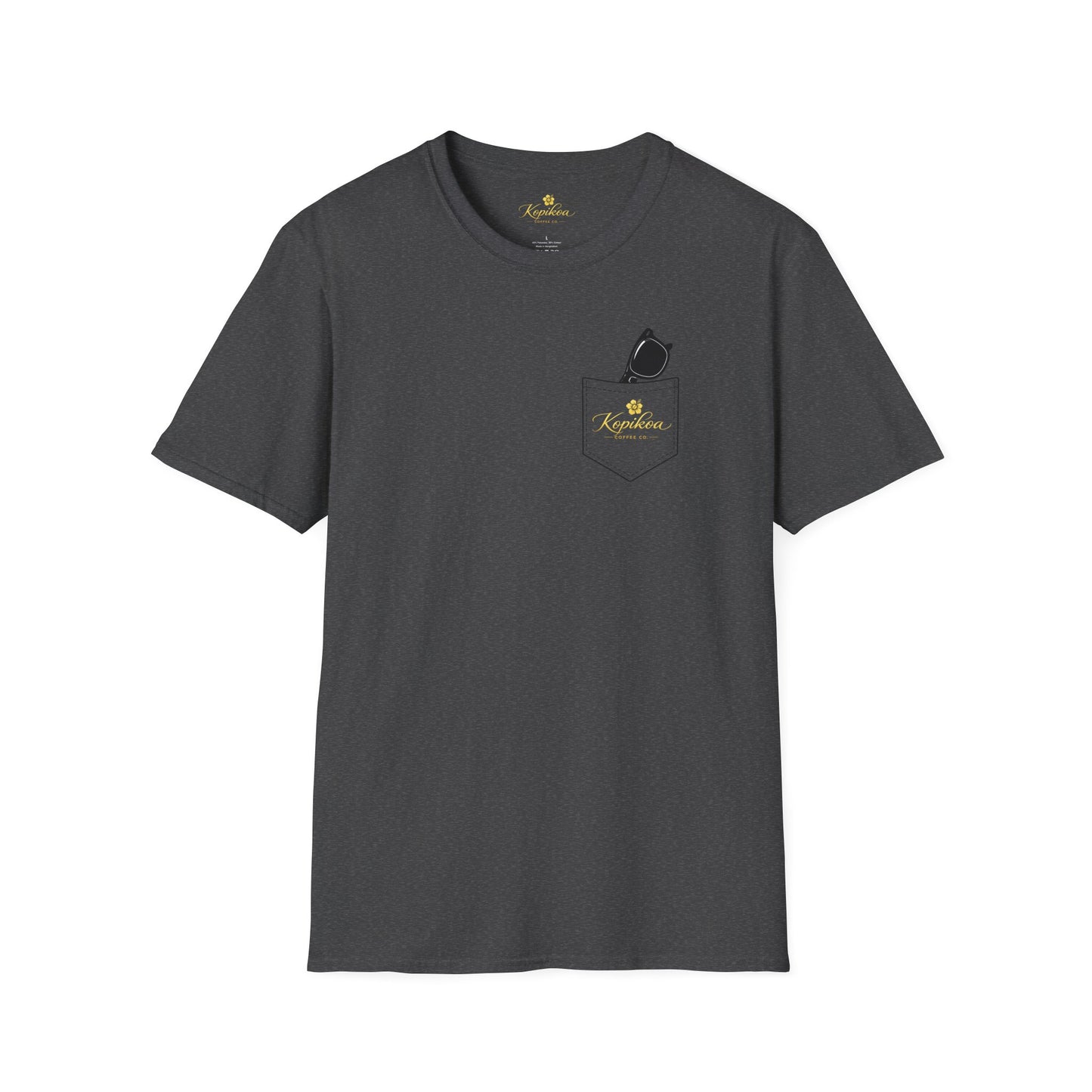 Kopikoa What's Up Coffee Cup – Unisex Pocket T-Shirt