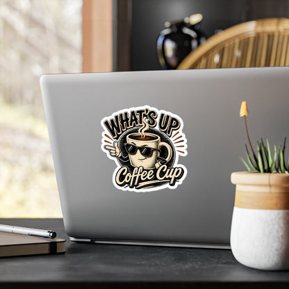 Kopikoa What's Up Coffee Cup – Kiss Cut Vinyl Decal