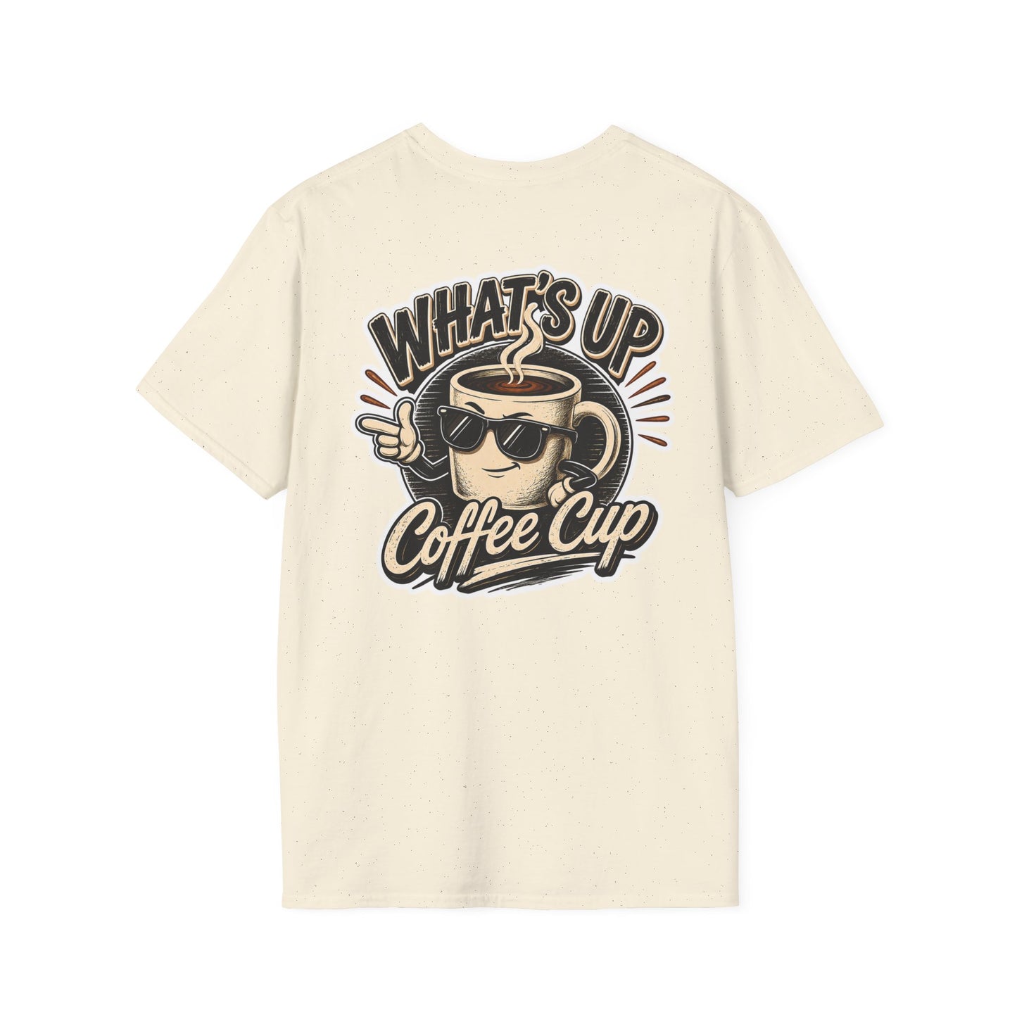 Kopikoa What's Up Coffee Cup – Unisex Pocket T-Shirt