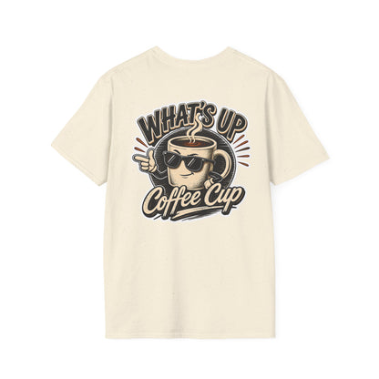 Kopikoa What's Up Coffee Cup – Unisex Pocket T-Shirt