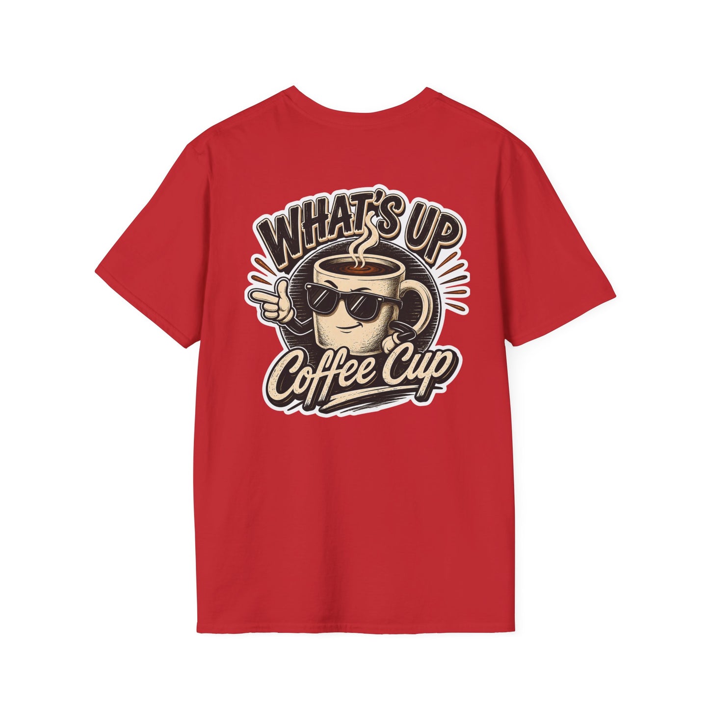 Kopikoa What's Up Coffee Cup – Unisex Pocket T-Shirt