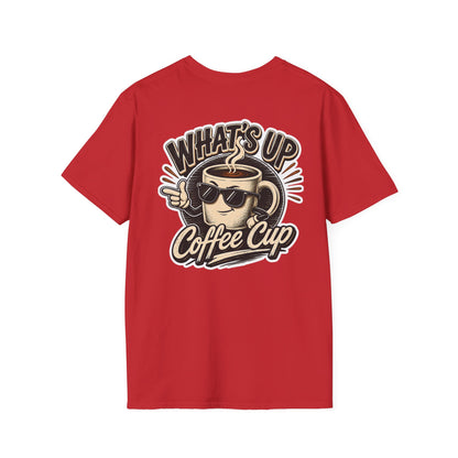 Kopikoa What's Up Coffee Cup – Unisex Pocket T-Shirt