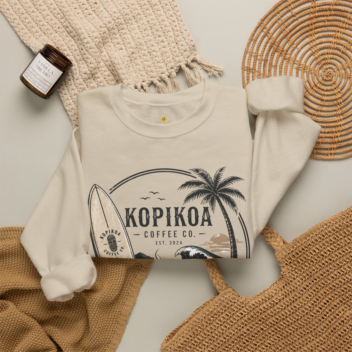 Kopikoa Surf – Unisex Crewneck Sweatshirt
