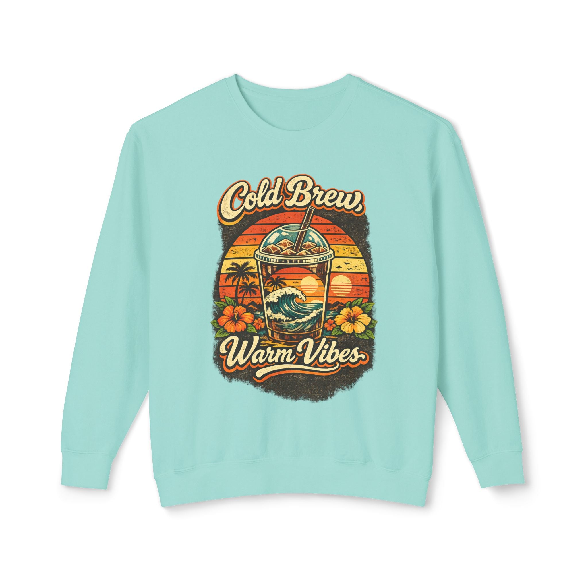 Cold Brew Warm Vibes Crewneck Sweatshirt