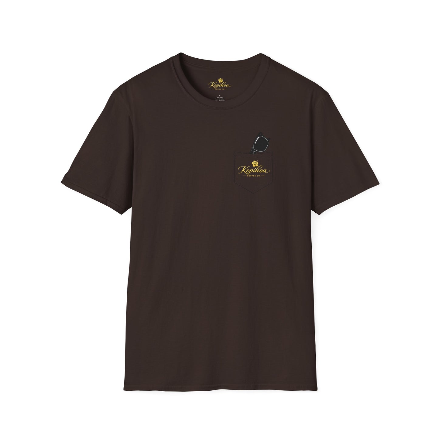 Kopikoa What's Up Coffee Cup – Unisex Pocket T-Shirt