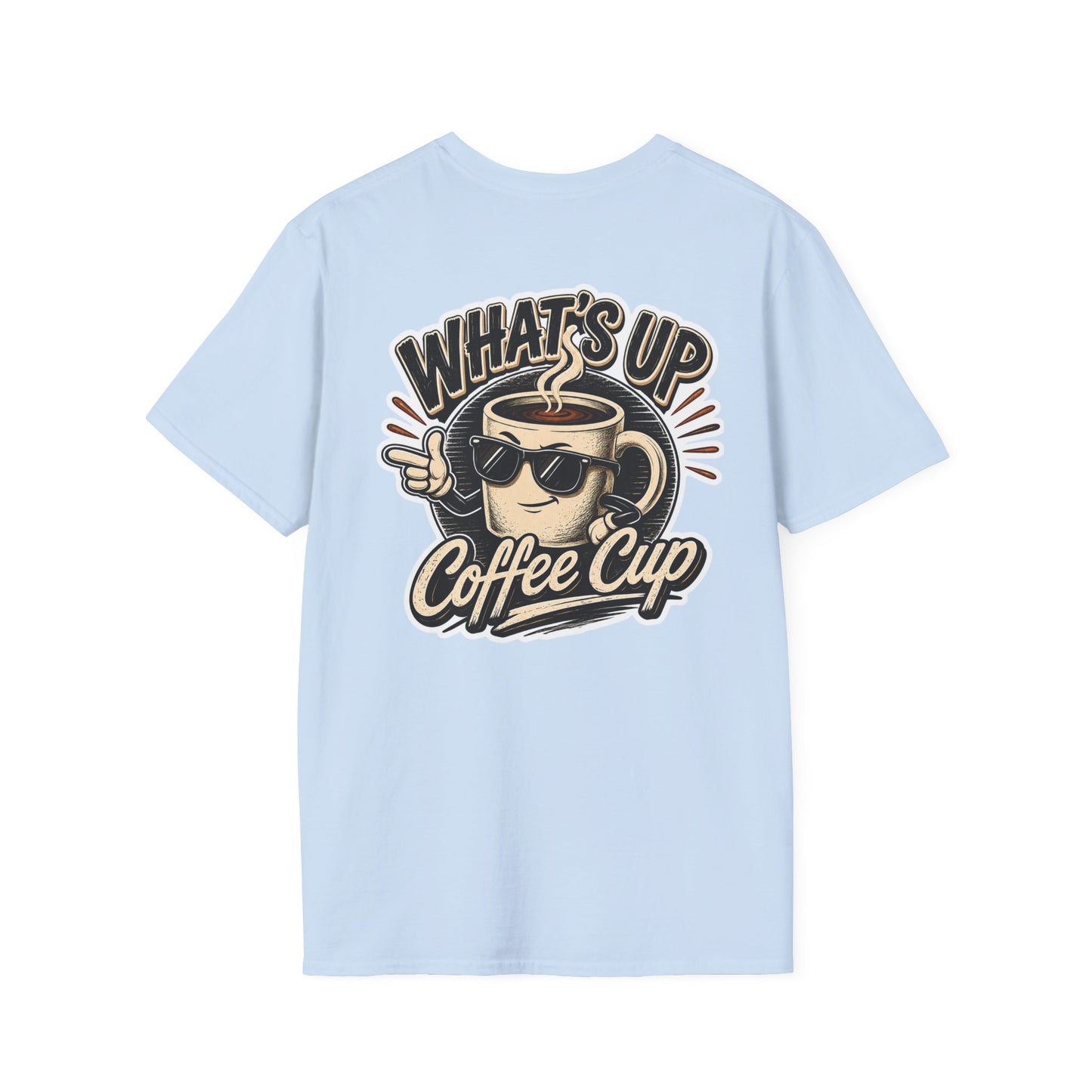 Kopikoa What's Up Coffee Cup – Unisex Pocket T-Shirt