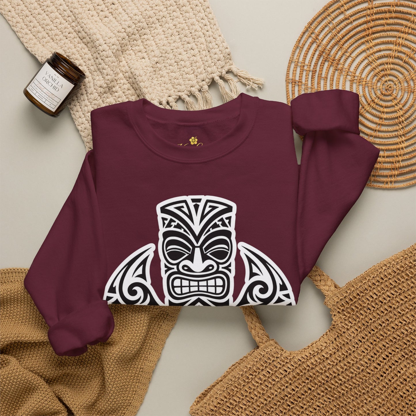 Kopikoa Tribal Logo – Unisex Crewneck Sweatshirt