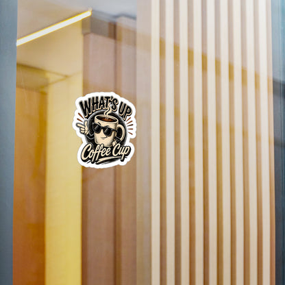 Kopikoa What's Up Coffee Cup – Kiss Cut Vinyl Decal