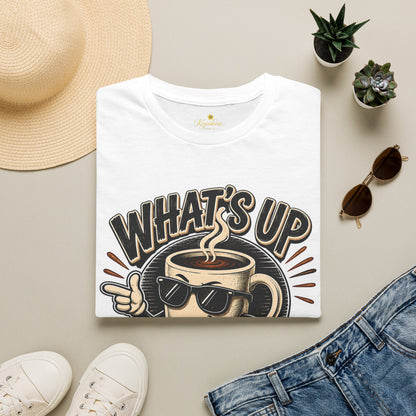 Kopikoa What's Up Coffee Cup – Unisex T-Shirt