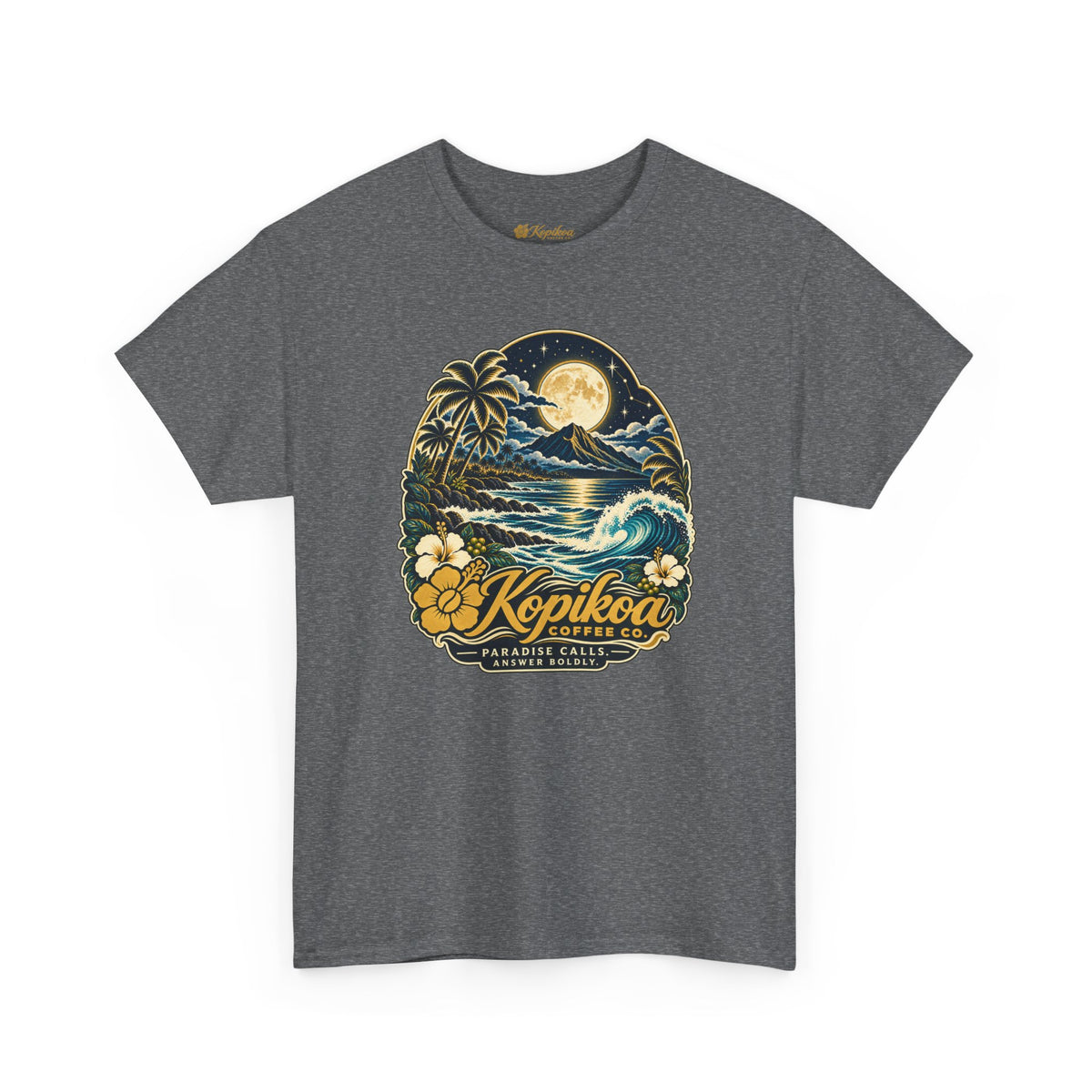 Kopikoa Moonlit Hawaiian Tee