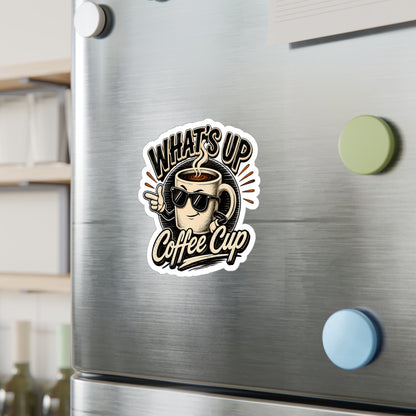 Kopikoa What's Up Coffee Cup – Kiss Cut Vinyl Decal