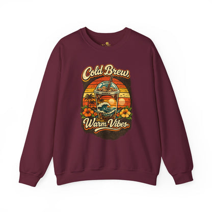 Kopikoa Cold Brew Warm Vibes – Unisex Crewneck Sweatshirt