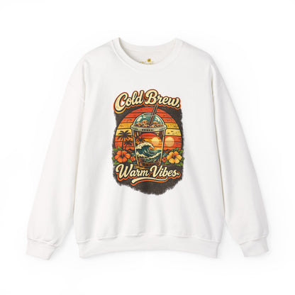 Kopikoa Cold Brew Warm Vibes – Unisex Crewneck Sweatshirt