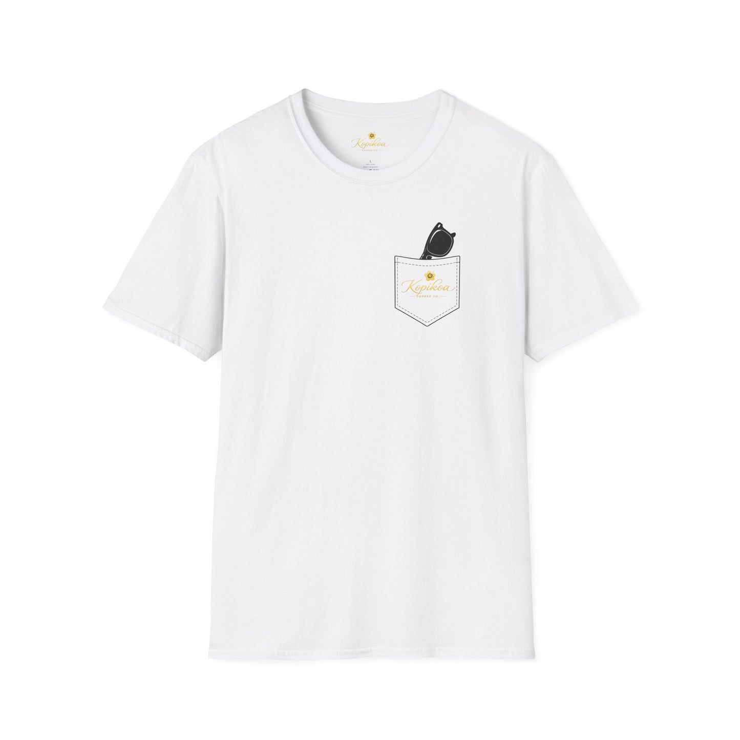 Kopikoa What's Up Coffee Cup – Unisex Pocket T-Shirt