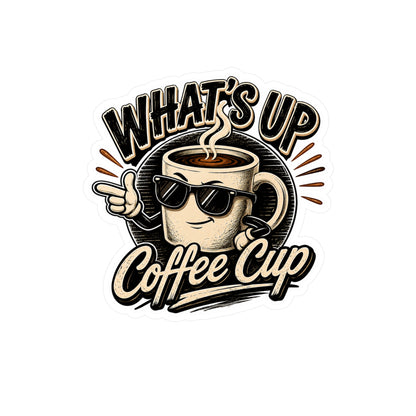 Kopikoa What's Up Coffee Cup – Kiss Cut Vinyl Decal
