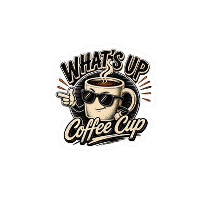 Kopikoa What's Up Coffee Cup – Kiss Cut Vinyl Decal