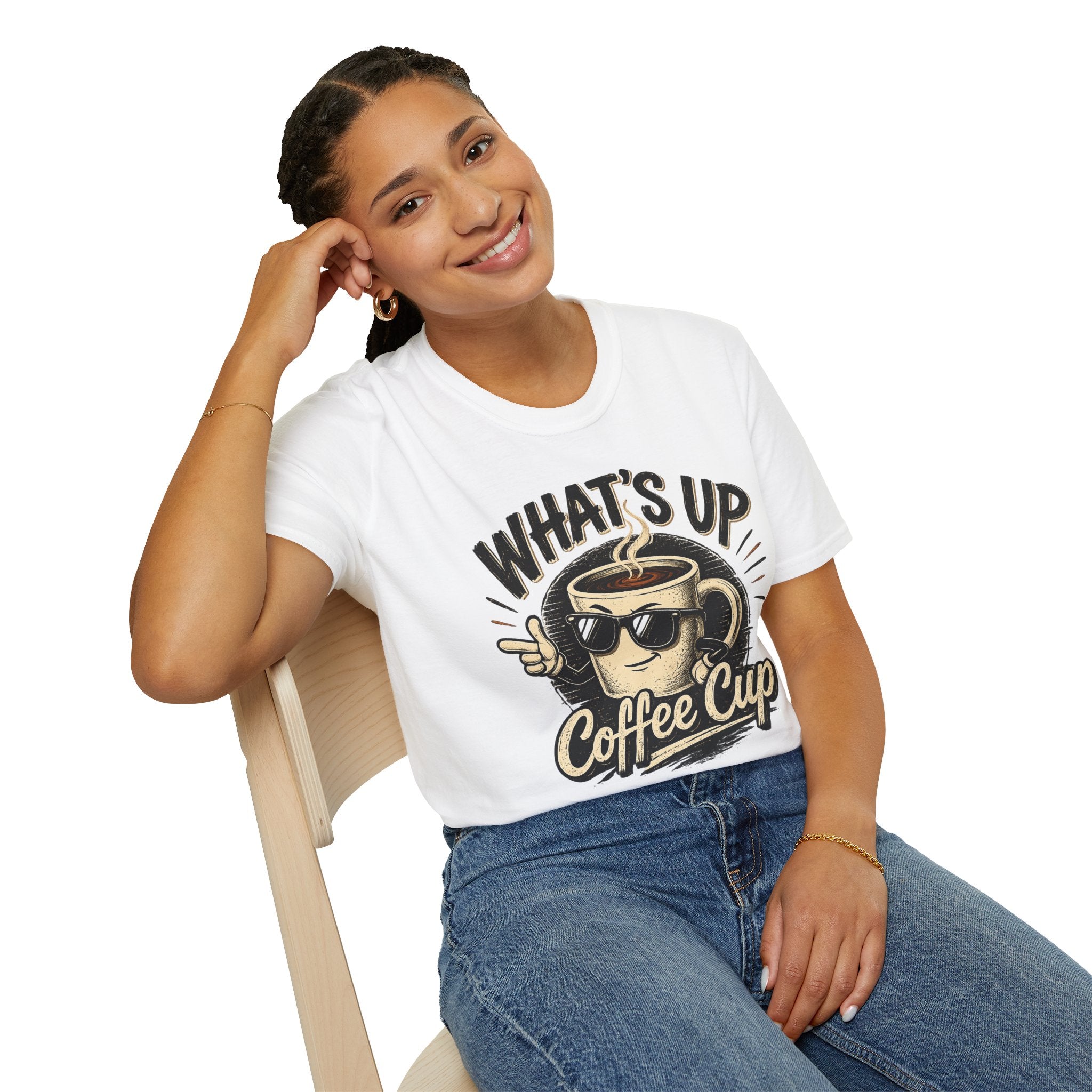 What's Up Coffee Cup T-Shirt