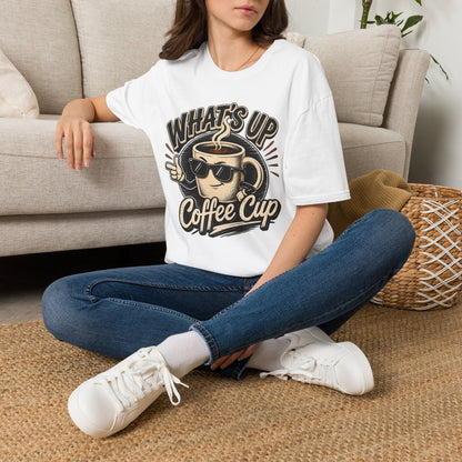 Kopikoa What's Up Coffee Cup – Unisex T-Shirt