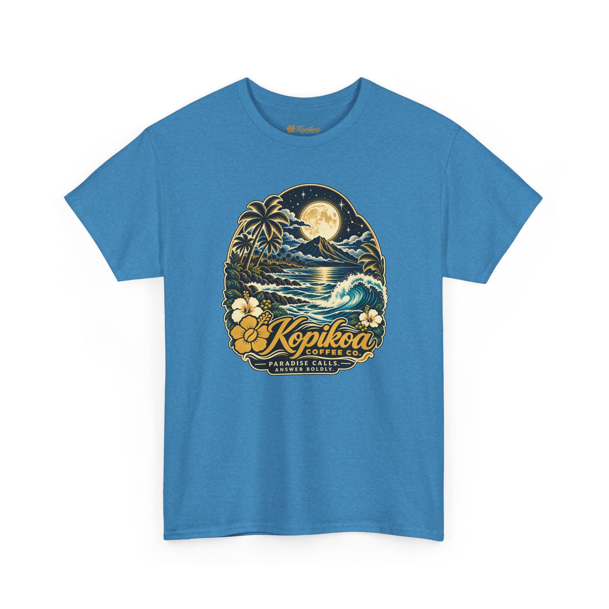 Kopikoa Moonlit Hawaiian Tee