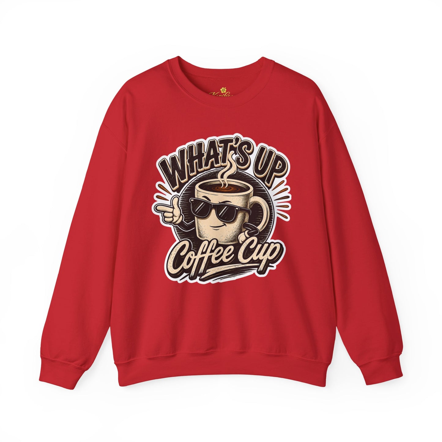 Kopikoa What's Up Coffee Cup – Unisex Crewneck Sweatshirt