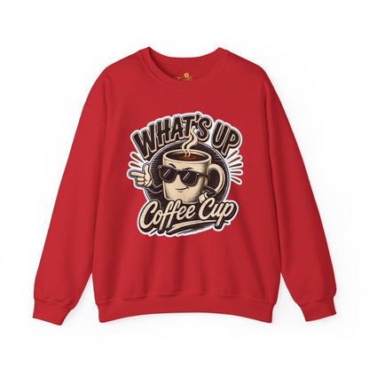 Kopikoa What's Up Coffee Cup – Unisex Crewneck Sweatshirt