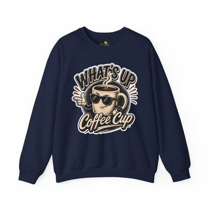 Kopikoa What's Up Coffee Cup – Unisex Crewneck Sweatshirt
