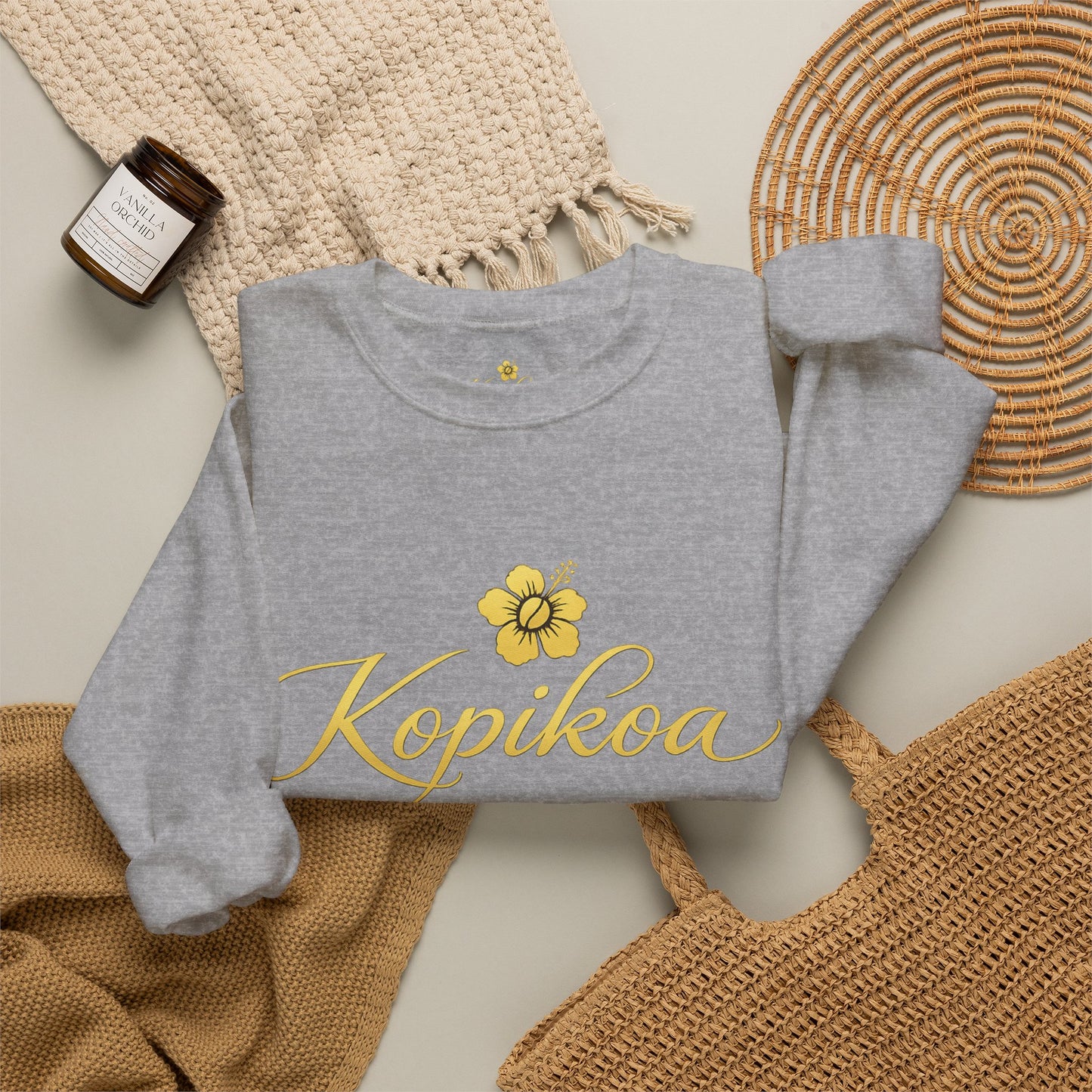 Kopikoa Traditional Logo – Unisex Crewneck Sweatshirt