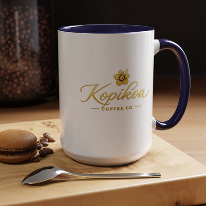 Kopikoa Logo – Accent Coffee Mug