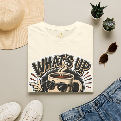 Kopikoa What's Up Coffee Cup – Unisex T-Shirt