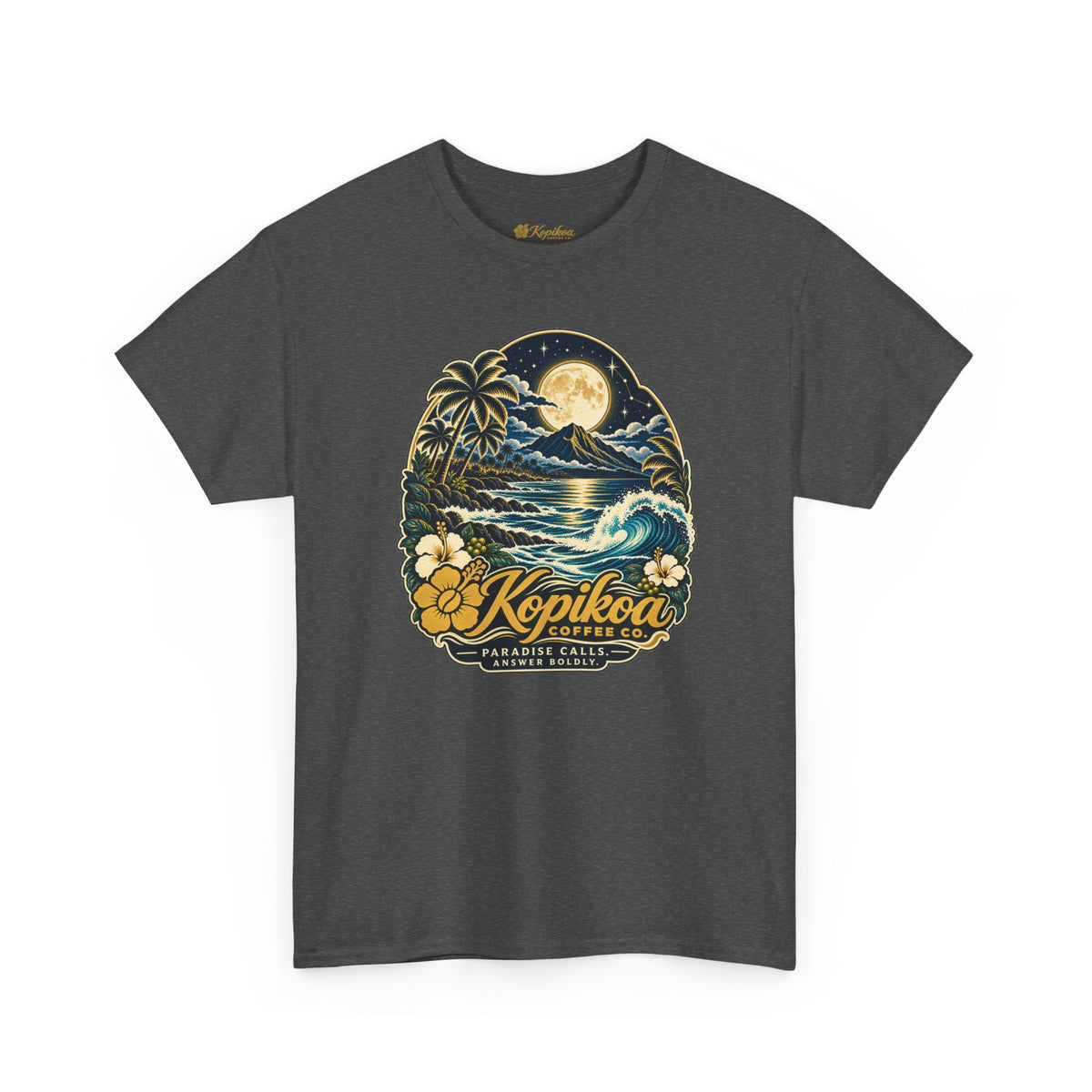 Kopikoa Moonlit Hawaiian Tee
