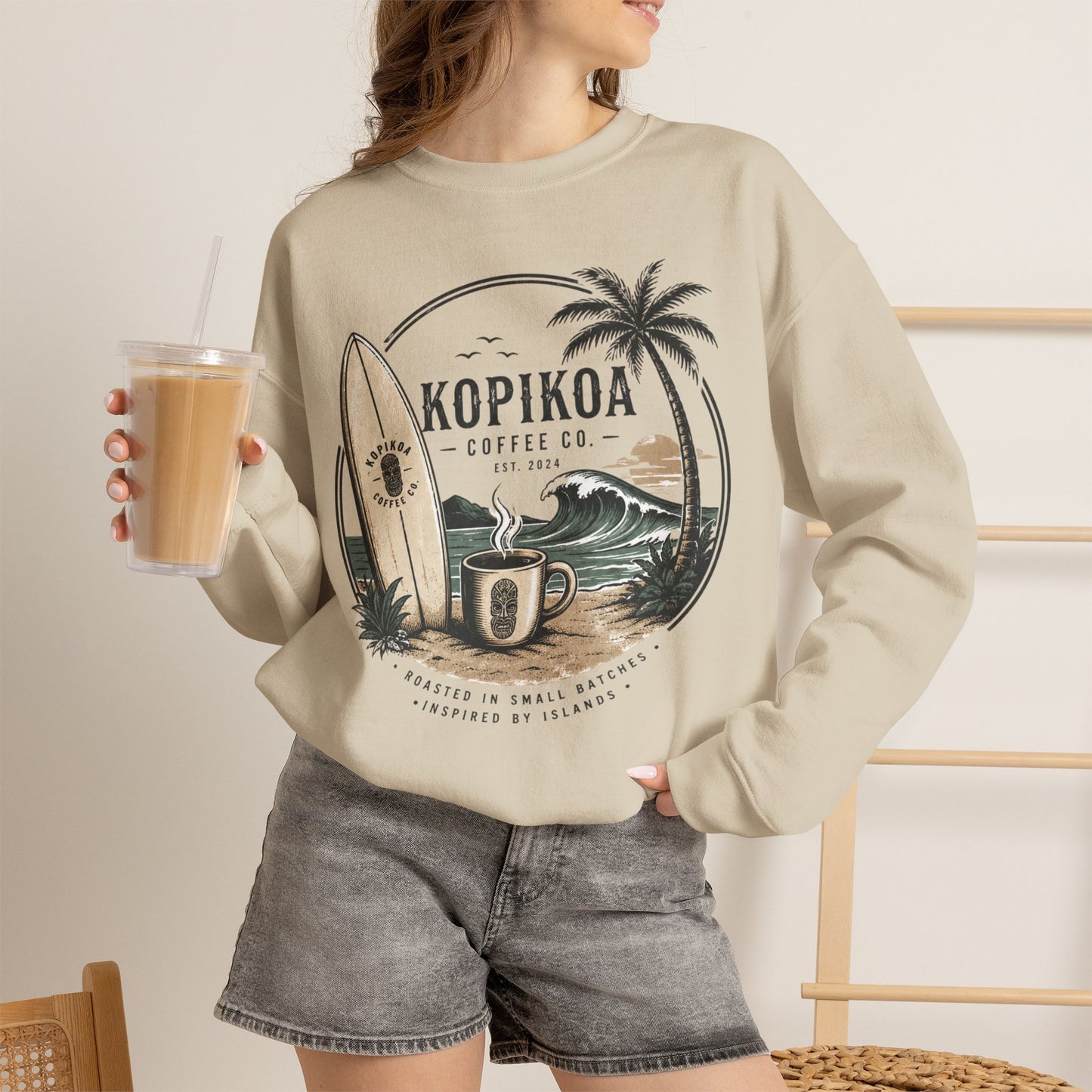 Kopikoa Surf – Unisex Crewneck Sweatshirt