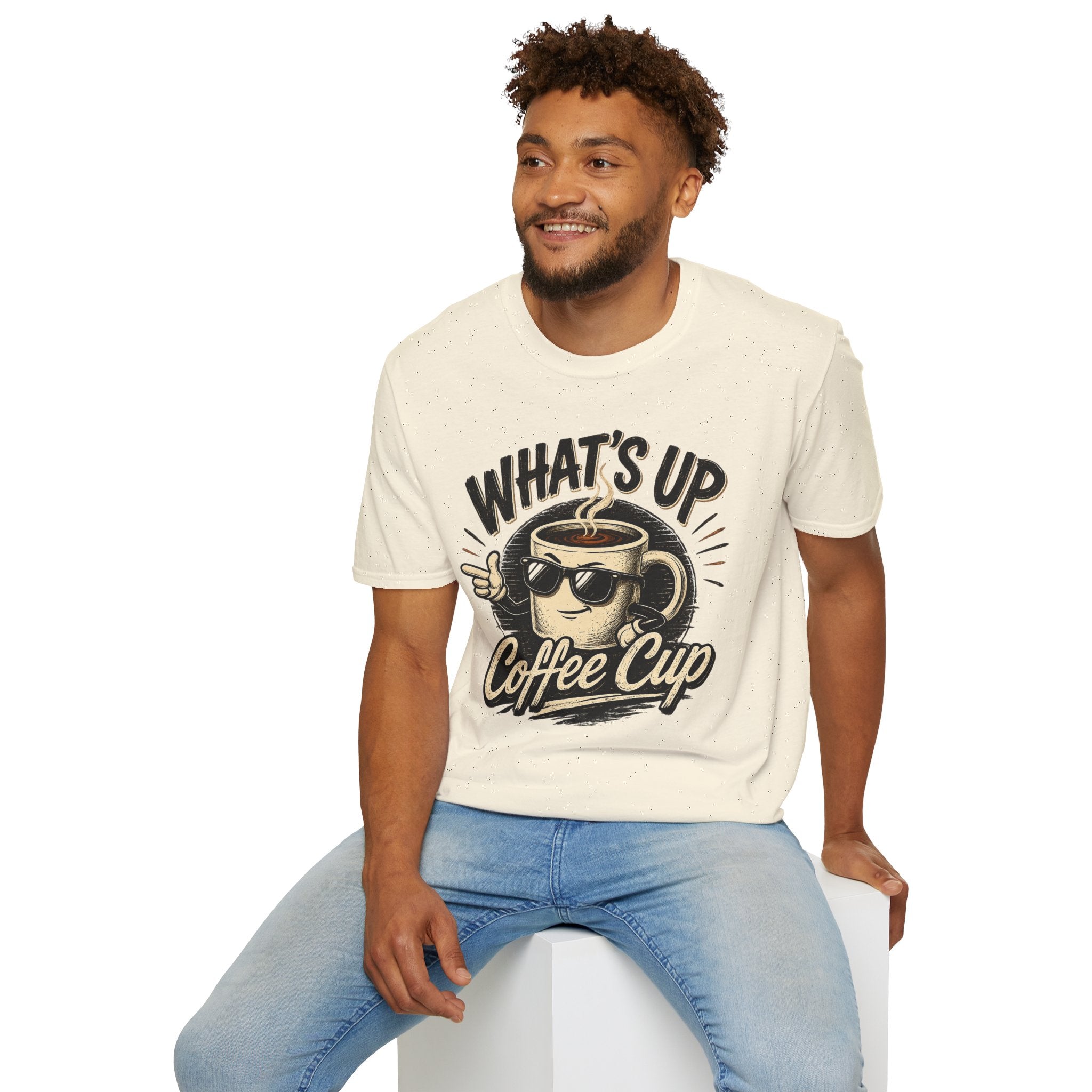 What's Up Coffee Cup T-Shirt