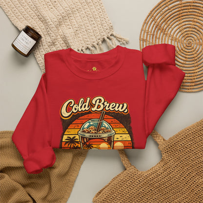 Kopikoa Cold Brew Warm Vibes – Unisex Crewneck Sweatshirt