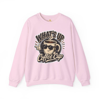 Kopikoa What's Up Coffee Cup – Unisex Crewneck Sweatshirt